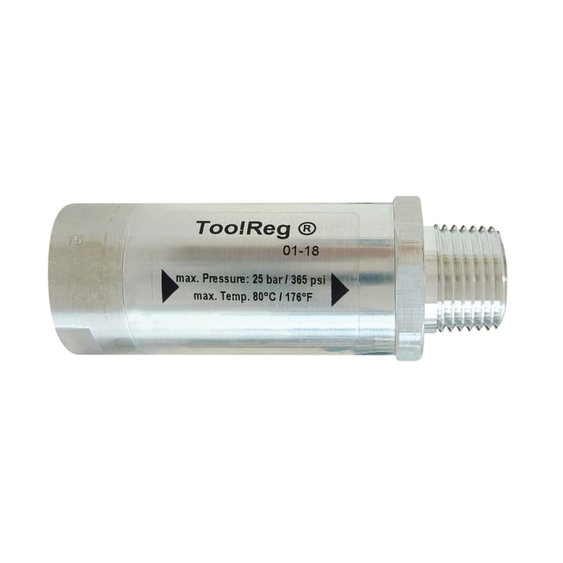 TOOLREG aluminum preset pressure regulator 29 PSI 1/4 F-NPT X 1/4 M-NPT