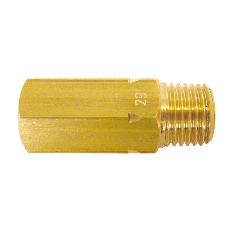 CARTREG brass preset pressure regulator 29 PSI 1/4 F-NPT X 1/4 M-NPT