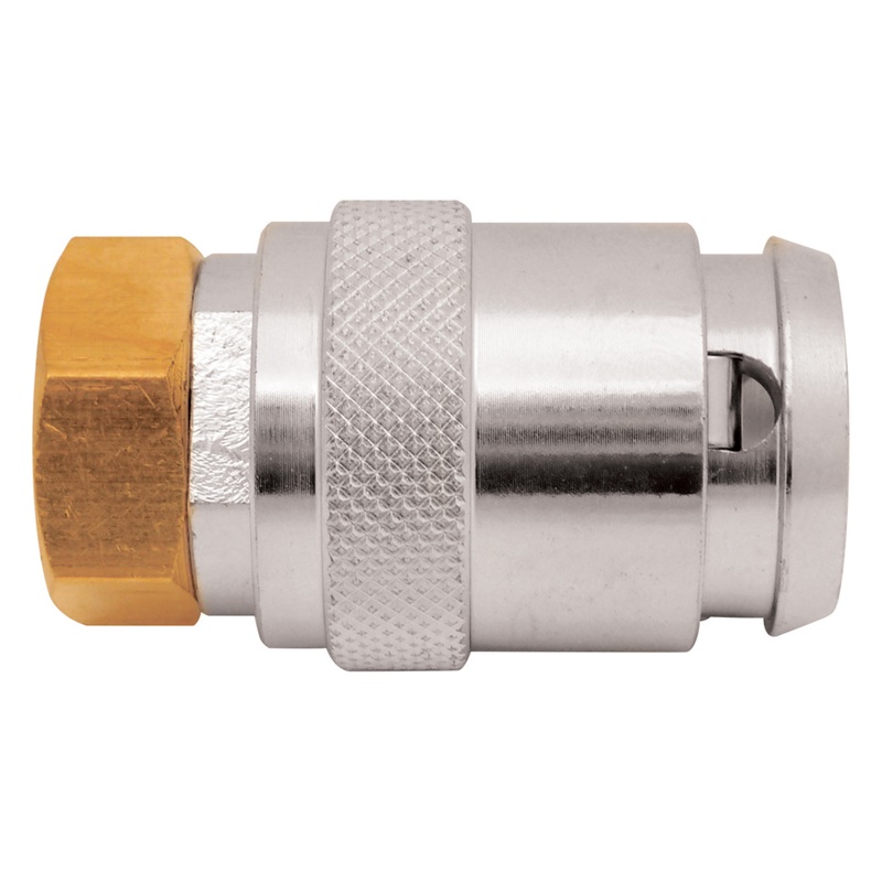 Large bore air chuck 1/4 F-NPT closed nozzle