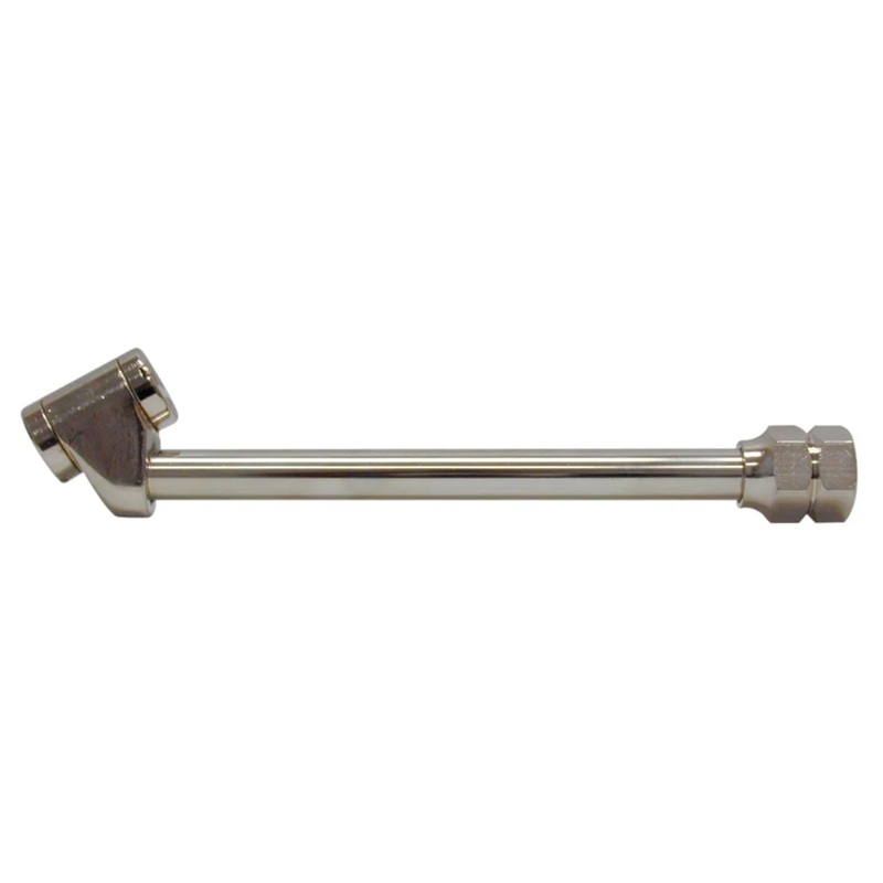 Dual head air chuck 15 cm X 1/4 F-NPT open nozzle