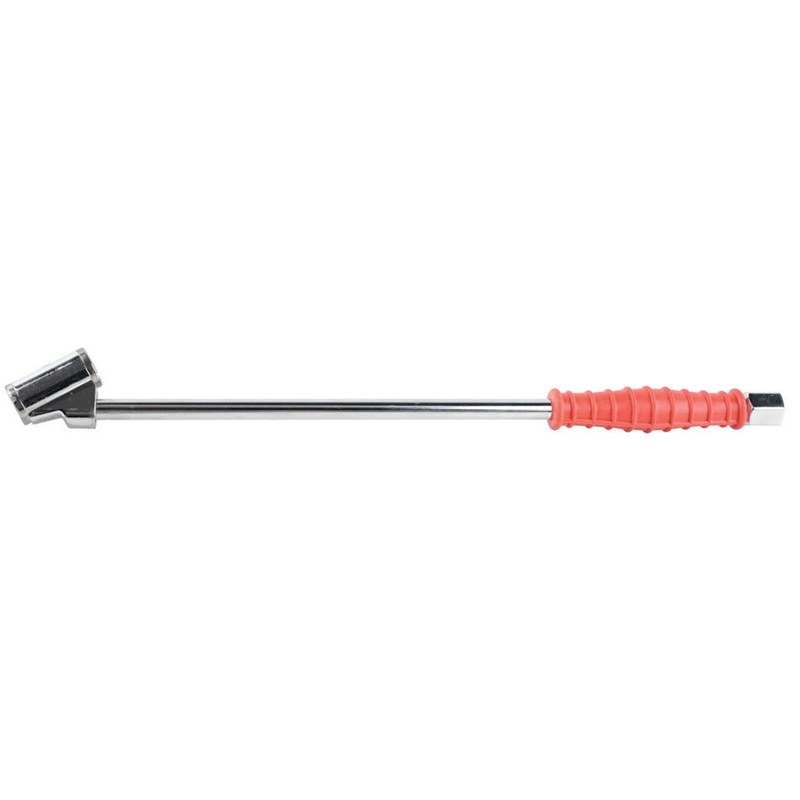 Large bore dual head air chuck 34 cm X 1/4 F-NPT closed nozzle