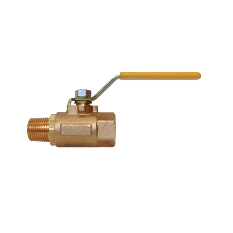 Brass ball valve 1/4 M-NPT X 1/4 F-NPT