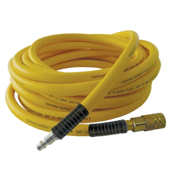 EASYFLEX PREMIUM polymer hose 1/4 in ID X 25 ft X 1/4 Industrial yellow