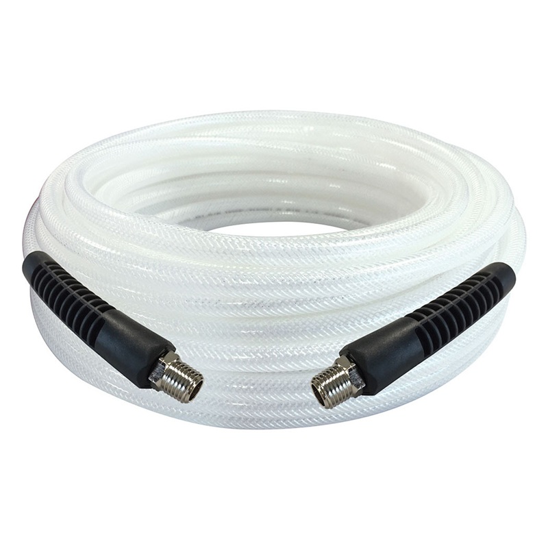 FLEXAIR polyurethane hose 1/4 in ID X 25 ft X 1/4 M-NPT