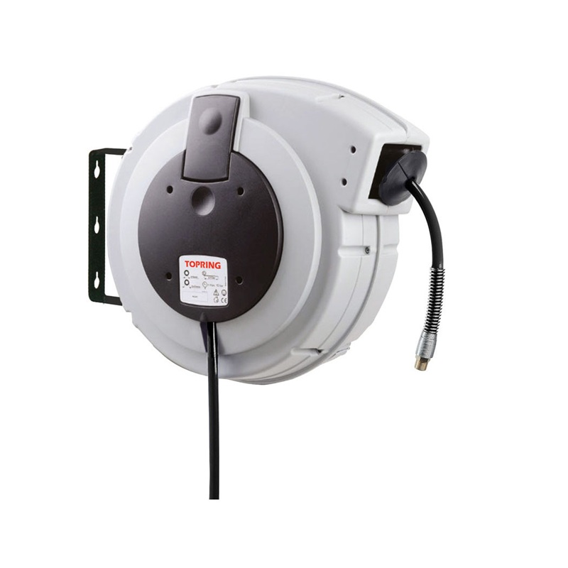 RETRACTO hose reel with 5/16 in ID X 50 ft PVC / polyurethane hose