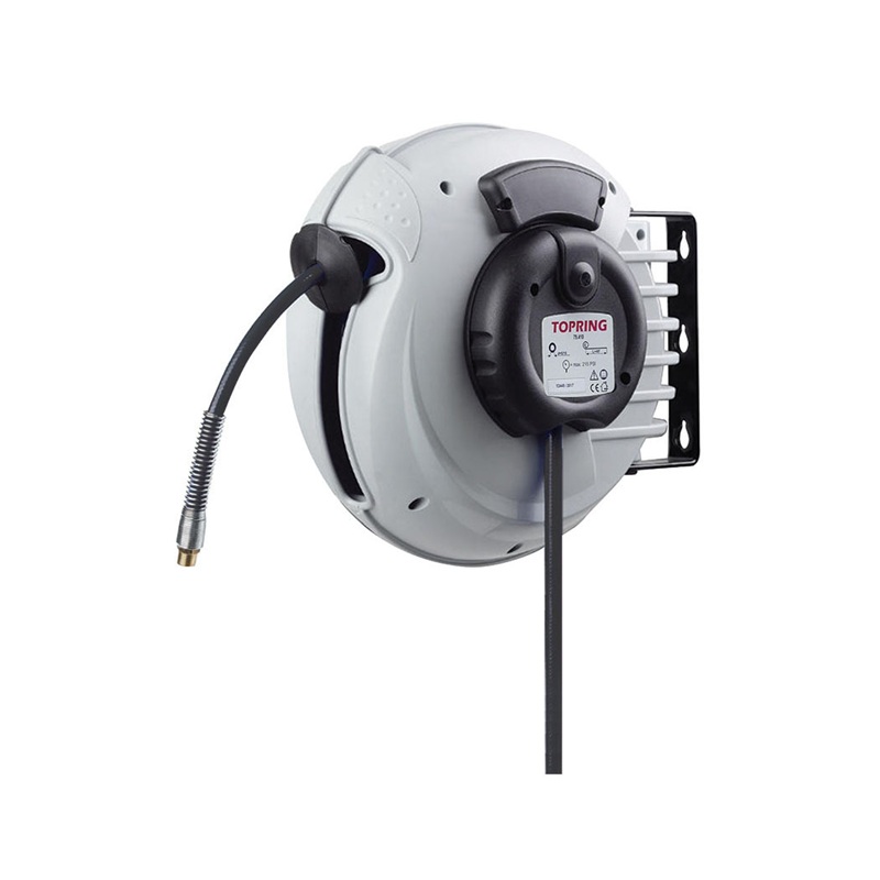 RETRACTO hose reel with 3/8 in ID X 25 ft PVC / polyurethane hose