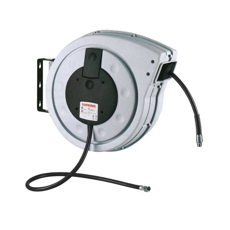 RETRACTO hose reel with 3/8 in ID X 65 ft PVC / polyurethane hose