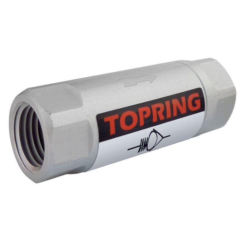 Aluminum check valve 1/2 F-NPT
