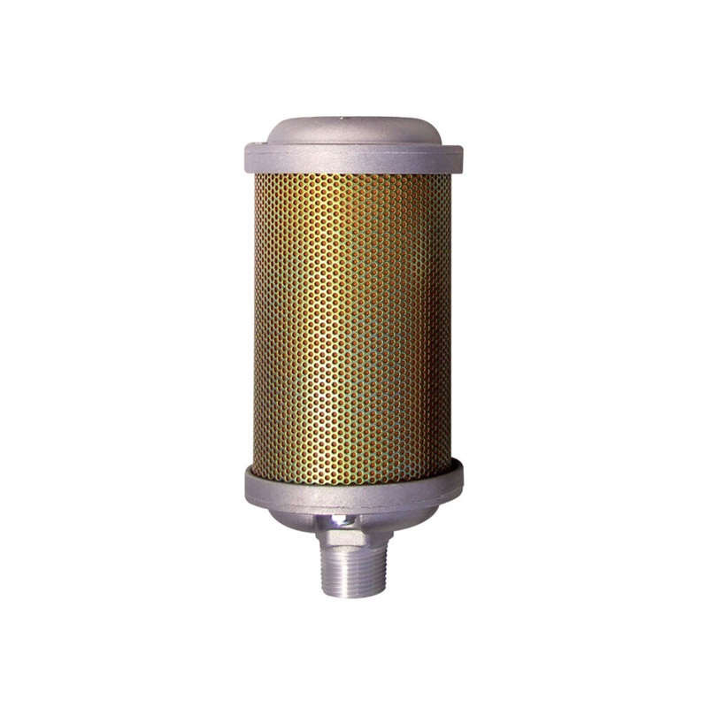 Steel pneumatic exhaust muffler 1/2 M-NPT 25 microns