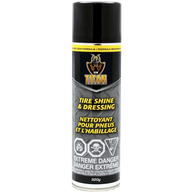 TIRE SHINE AND DRESSING AEROSOL 320G