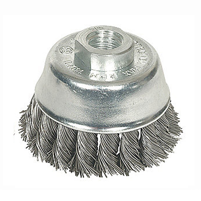 BROSSE BOIS.3-1/2X5/8-11 ACIER INOXYDABLE