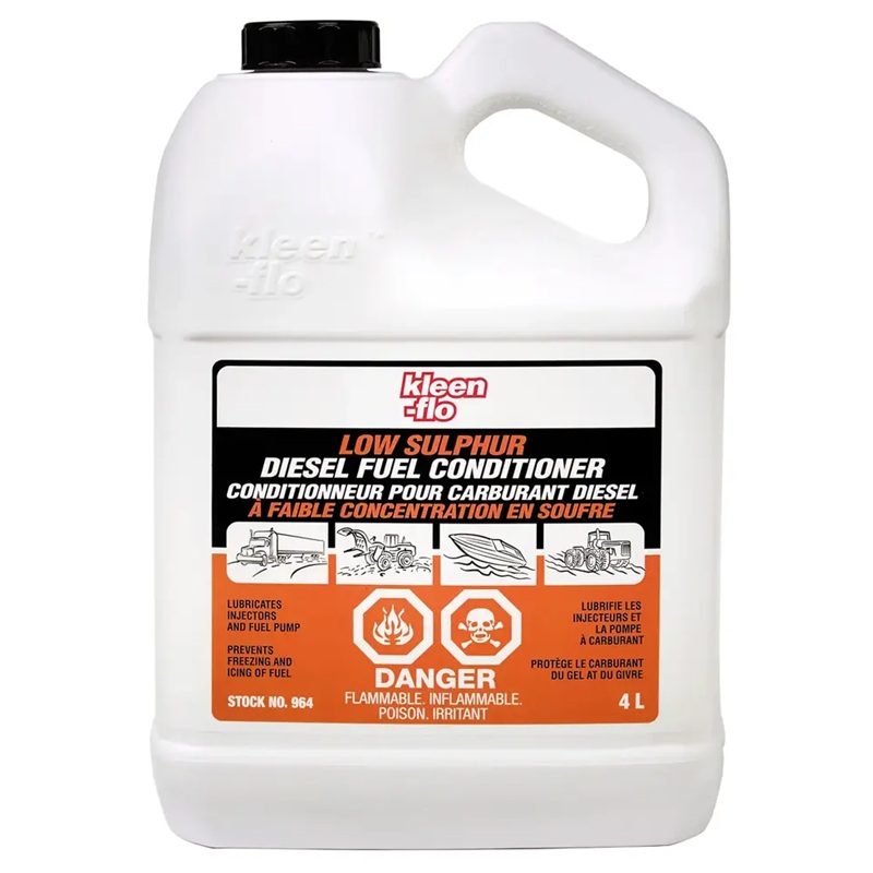 LOW SULPHUR DIESEL FUEL CONDITIONER, FOR FUEL INJECTOR AND PUMP, METHYL HYDRATE FREE, 4 L