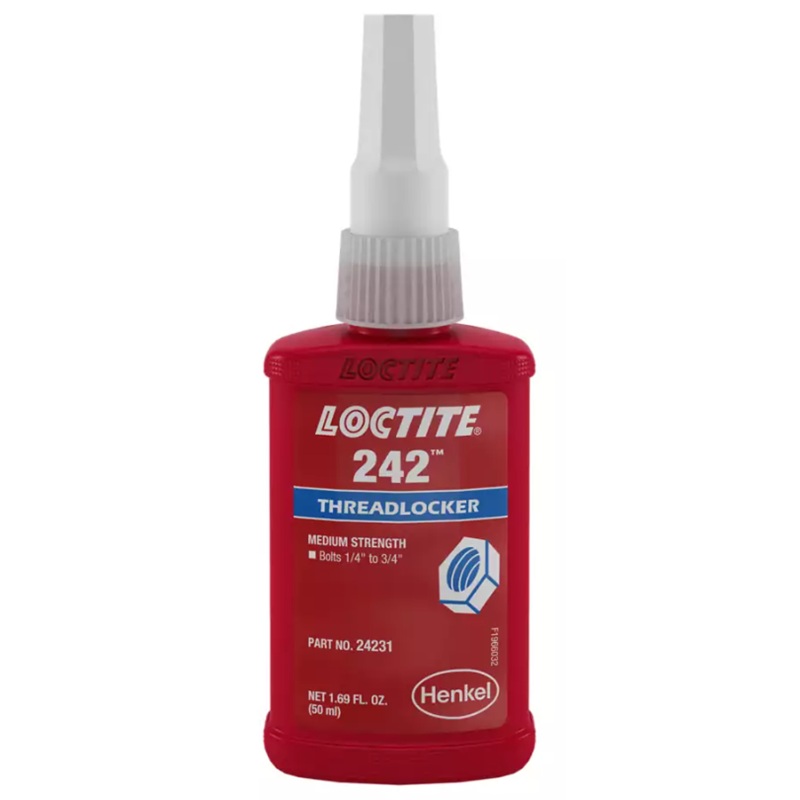 LOCTITE® 242™ blue medium strength threadlocker (50 mL bottle)
