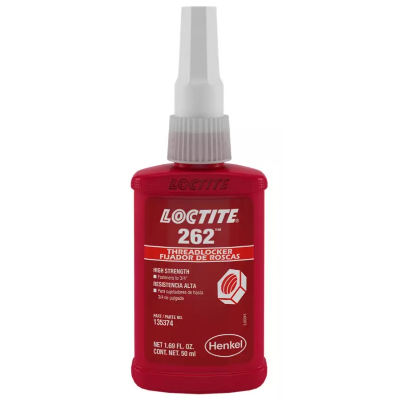 LOCTITE® 262™ red high strength threadlocker (50 mL bottle)