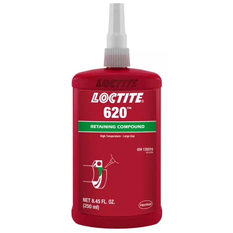 LOCTITE® 620™ high tempeture retaining compound for large gaps (250 mL bottle)