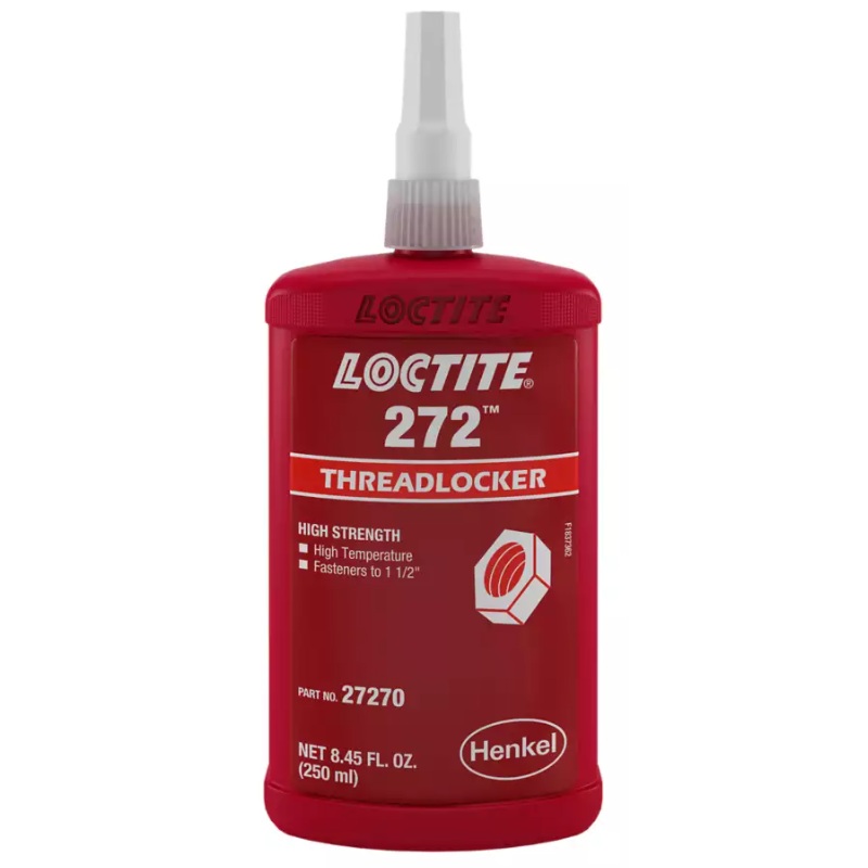 LOCTITE® 272™ red high strength / temperature threadlocker (250 mL bottle)