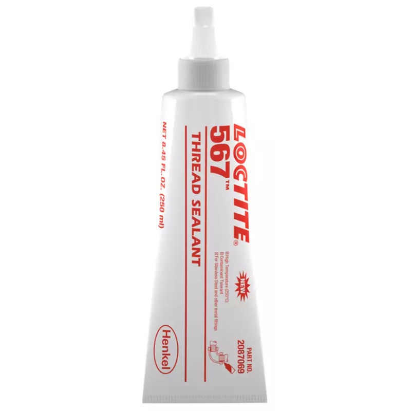 LOCTITE® 567™ high temperature thread sealant (250 mL tube)