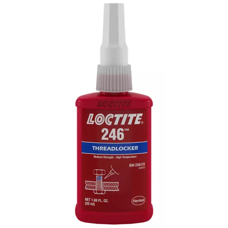 LOCTITE® 246™ blue medium strength high temperature threadlocker (50 mL bottle)