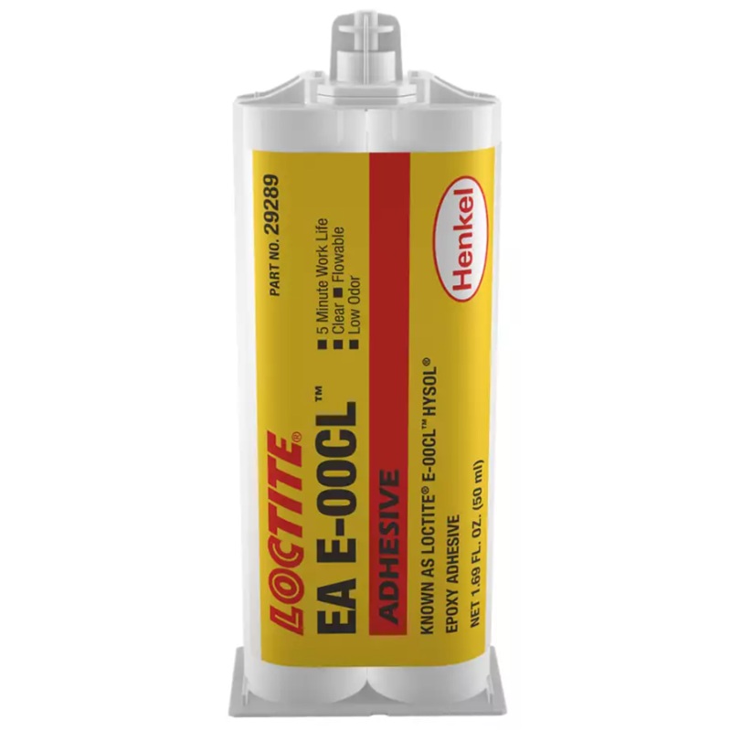 LOCTITE® HYSOL® EA E-00CL™ ultra clear electrically insulating structural epoxy adhesive (50 mL dual cartridge)