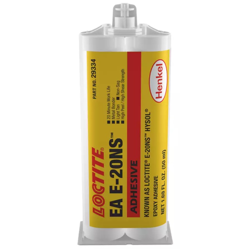 LOCTITE® HYSOL® EA E-20NS™ non-sagging structural epoxy adhesive (50 mL dual cartridge)