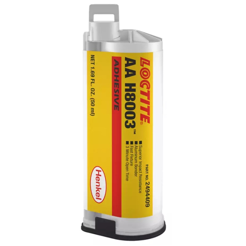 LOCTITE® AA H8003™ acrylic-based fast fixture structural adhesive (50 mL dual cartridge)