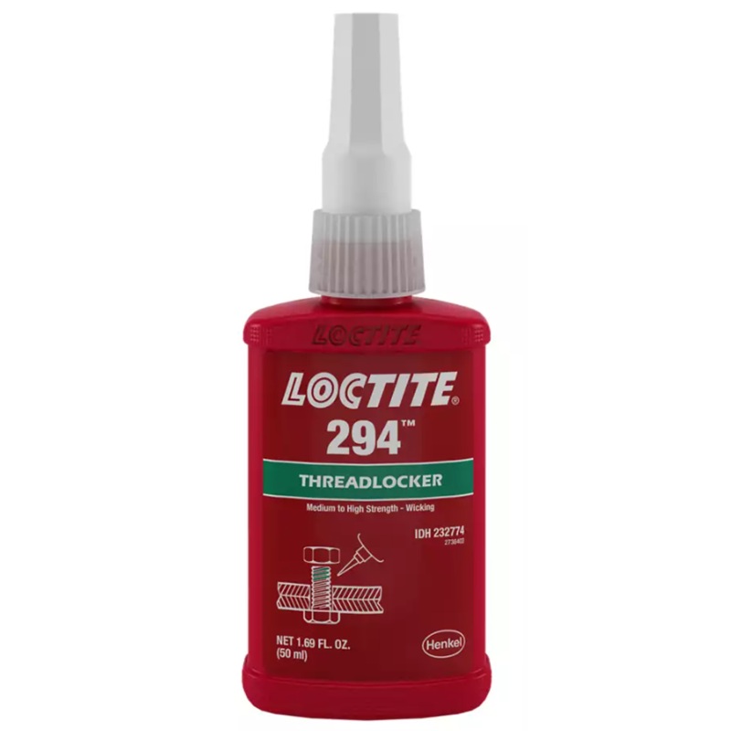 LOCTITE® 294™ green wicking grade oil tolerant threadlocker (50 mL bottle)