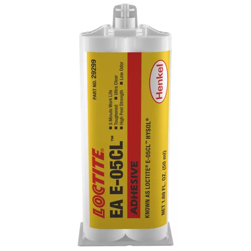 LOCTITE® HYSOL® EA E-05CL™ ultra clear structural epoxy adhesive (50 mL dual cartridge)