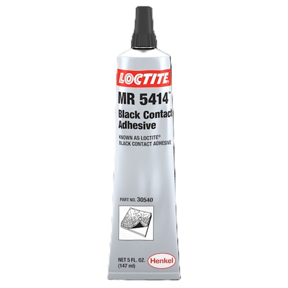 LOCTITE® MR 5414™ black neoprene solvent-based contact adhesive (147 mL tube)