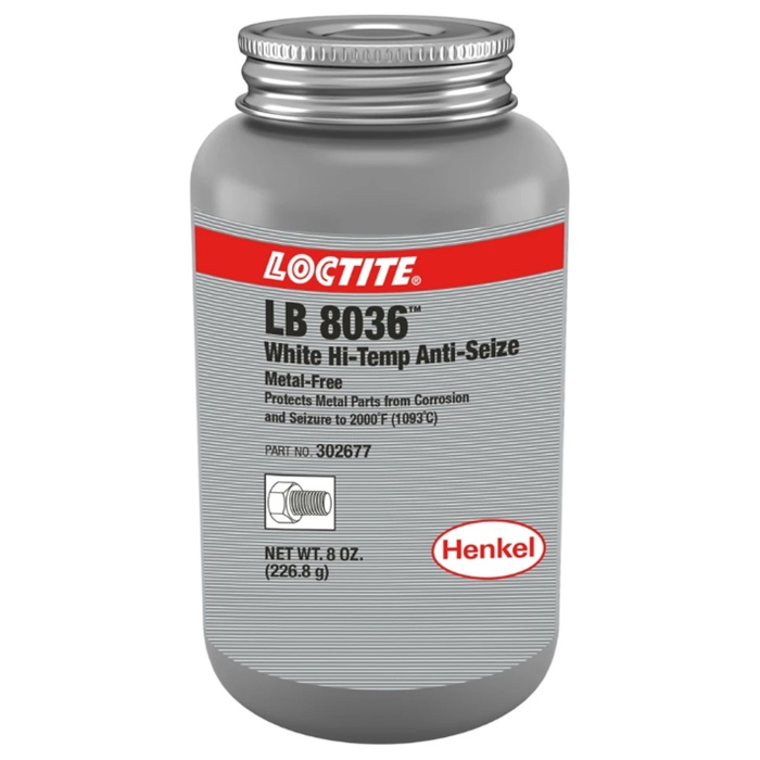 Antigrippant blanc haute température LOCTITE® LB 8036™ (bouteille 454 g)