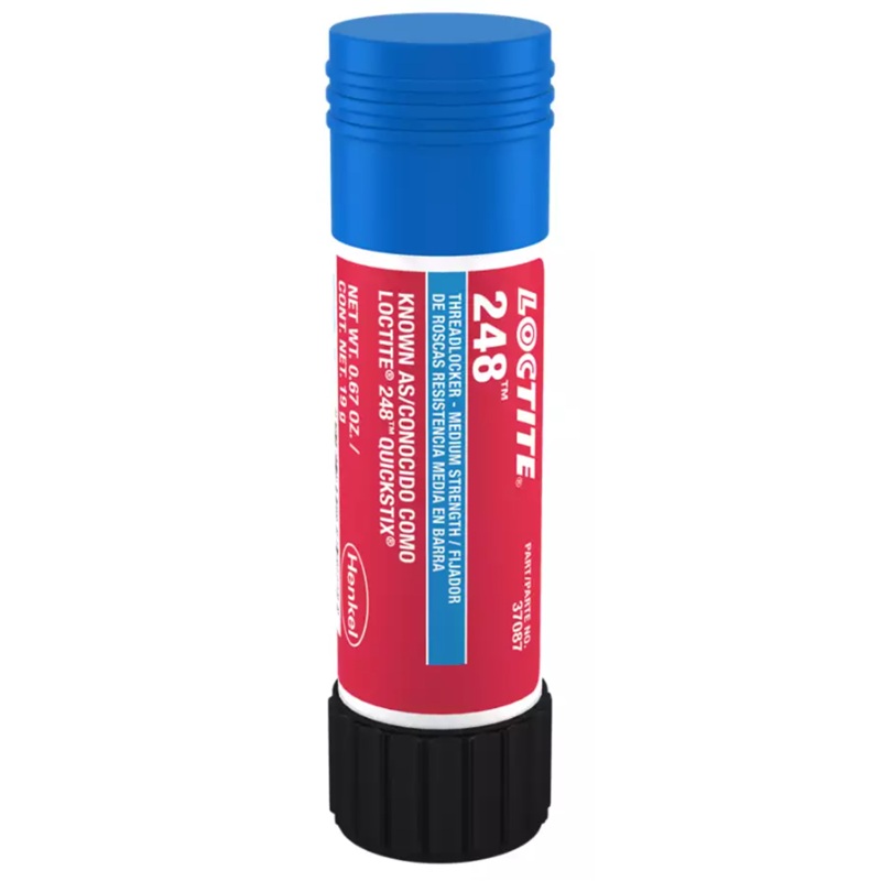 LOCTITE® QUICKSTIX® 248™ blue medium strength threadlocker (19 g stick)
