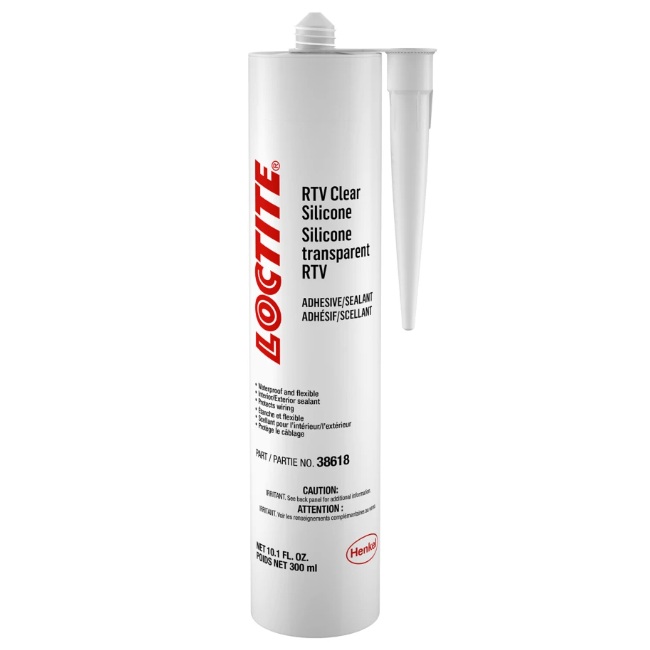 LOCTITE® SUPERFLEX® SI 595™ clear general purpose RTV silicone adhesive sealant (300 mL cartridge)