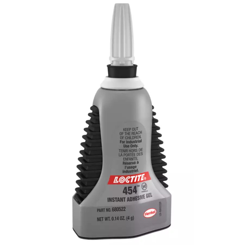LOCTITE® 454™ fast-fixturing instant adhesive gel (4 g bottle)