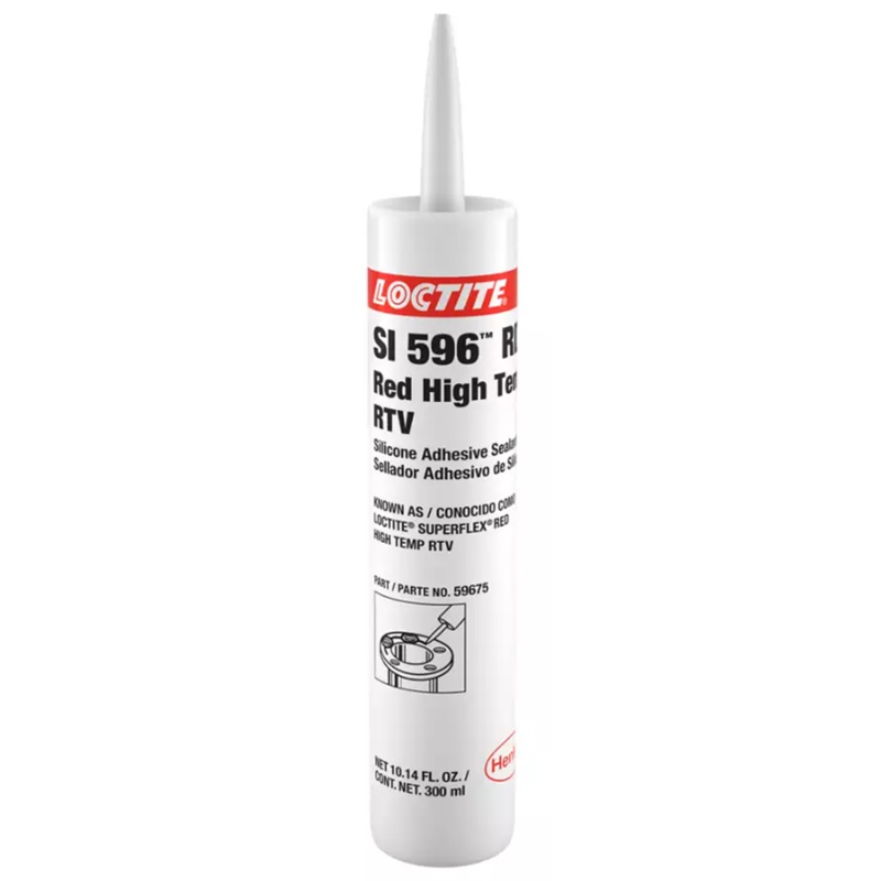 LOCTITE® SUPERFLEX® SI 596™ RD red high temperature RTV silicone adhesive sealant (300 mL cartridge)