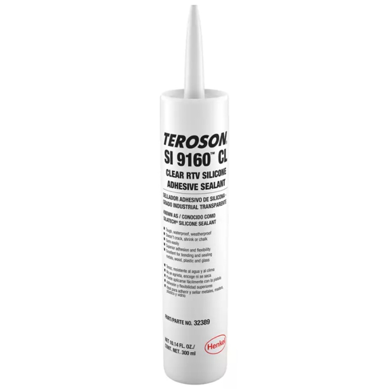LOCTITE® TEROSON® SI 9160™ CL clear non-sagging RTV silicone adhesive sealant (300 mL cartridge)