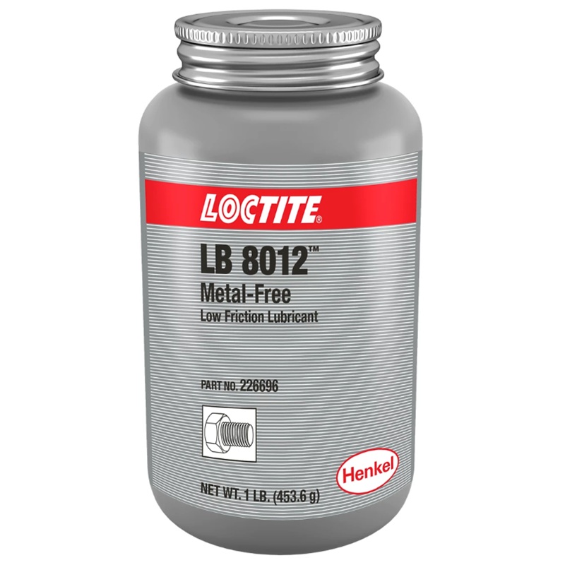 Antigrippant à faible friction sans métal LOCTITE® Moly Paste LB 8012™ (bouteille 454 g)