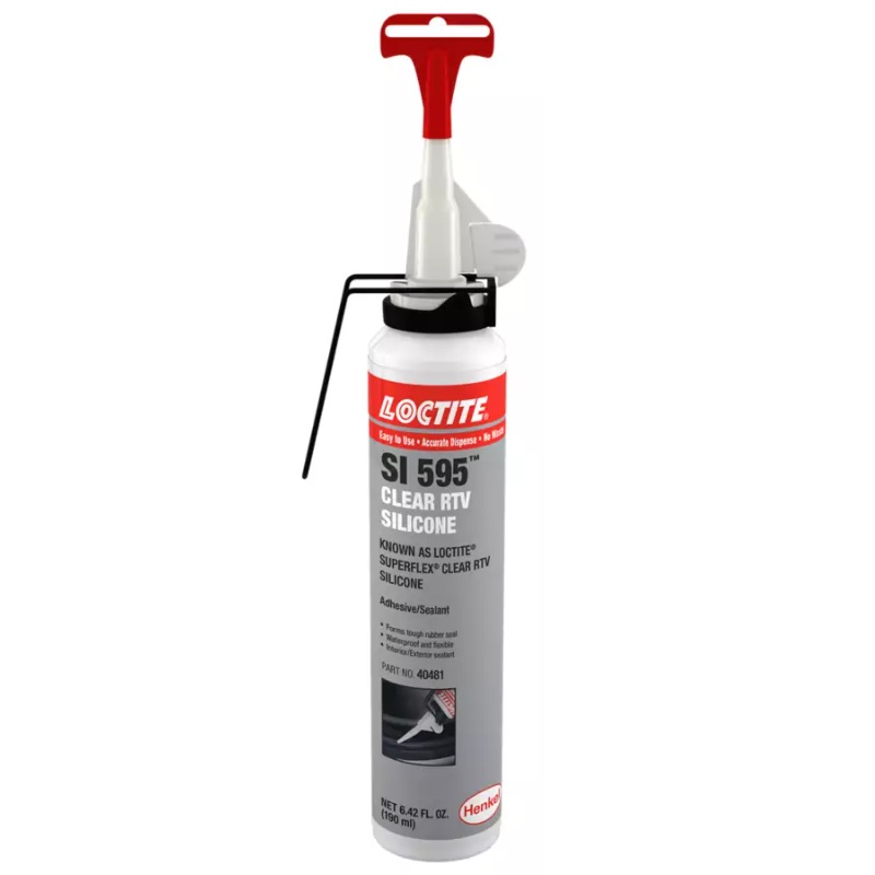 LOCTITE® SUPERFLEX® SI 595™ clear general purpose RTV silicone adhesive sealant (190 mL cartridge)