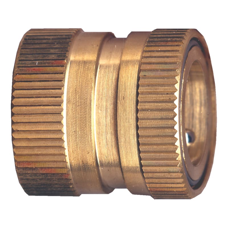 Brass water hose quick disconnect coupler F-GHT