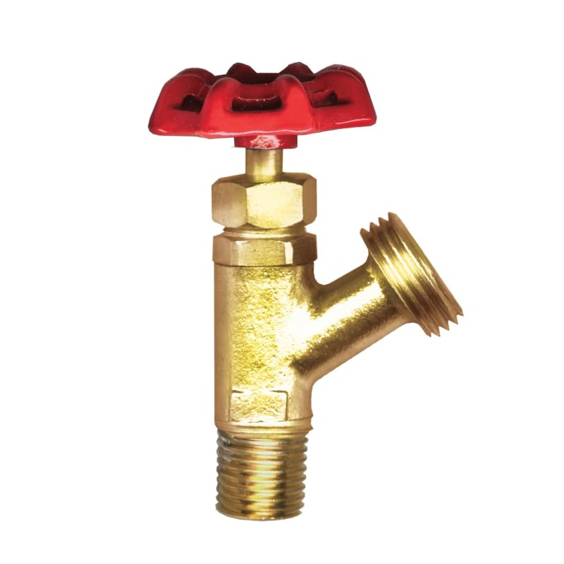 Brass water angle valve M-GHT X 1/2 M-NPT