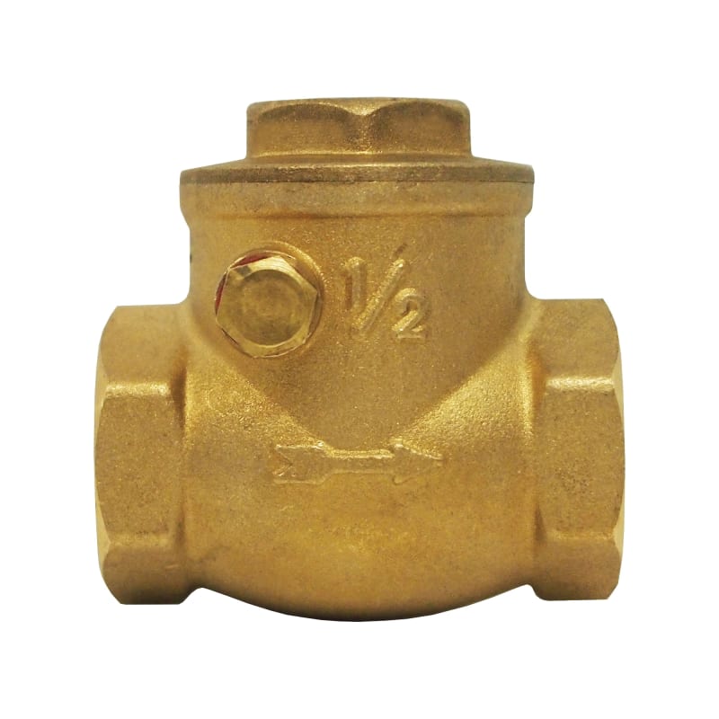 Bronze one way swing check valve 1 in F-NPT
