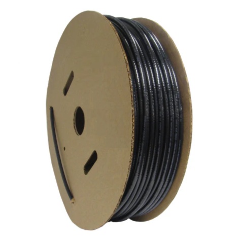 BRAKE HOSE D.O.T NYLON 1/8 BLACK 100ft