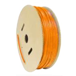 D.O.T. elastomer air brake tube 1/4 in X 100 ft orange (SAE J844)