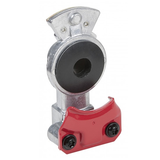 Red emergency gladhand 1/2 F-NPTF with standard seal