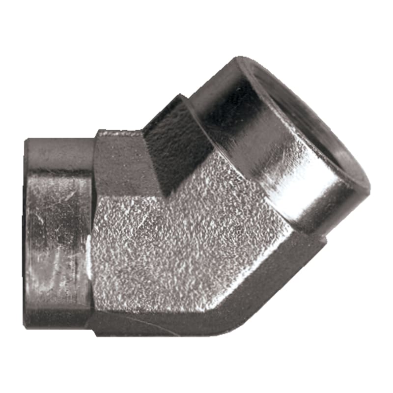 Steel 45 deg elbow 1/8 F-NPT X 1/8 F-NPT