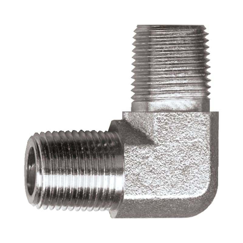 Steel 90 deg elbow 1/8 M-NPT X 1/8 M-NPT