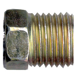 Steel SAE 45° inverted flare nut 1/8 tube