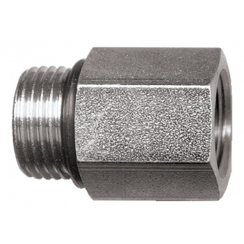 Adaptateur en acier droit 5/8 M-ORB X 1/2 F-NPT