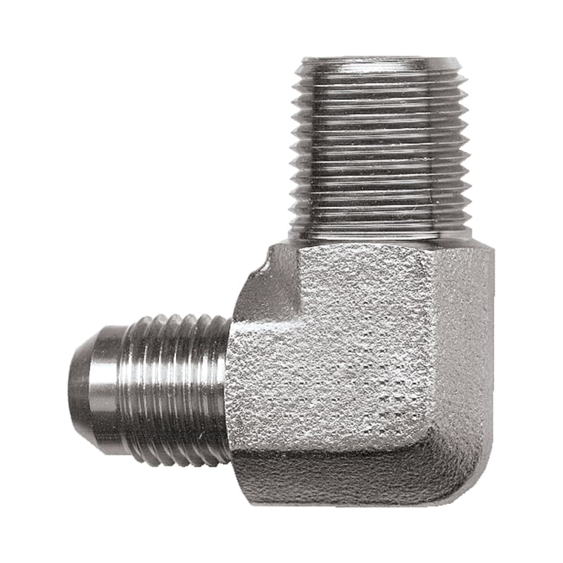 Steel 90 deg elbow 5/8 M-JIC X 3/8 M-NPT