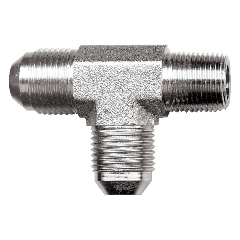 Té en acier 3/4 M-JIC X 3/4 M-NPT X 3/4 M-JIC