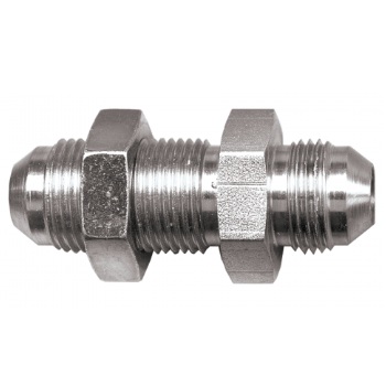 Raccord pour cloison en acier droit 5/8 M-JIC X 5/8 M-JIC
