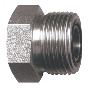Bouchon mâle en acier tête hexagonale 5/8 M-ORFS